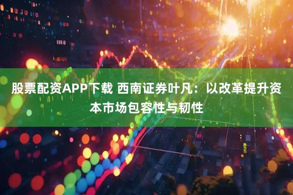 股票配资APP下载 西南证券叶凡：以改革提升资本市场包容性与韧性