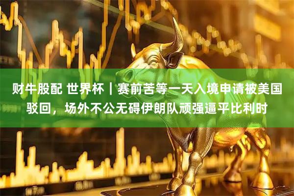 财牛股配 世界杯|赛前苦等一天入境申请被美国驳回,场外不公无碍伊朗队顽强逼平比利时